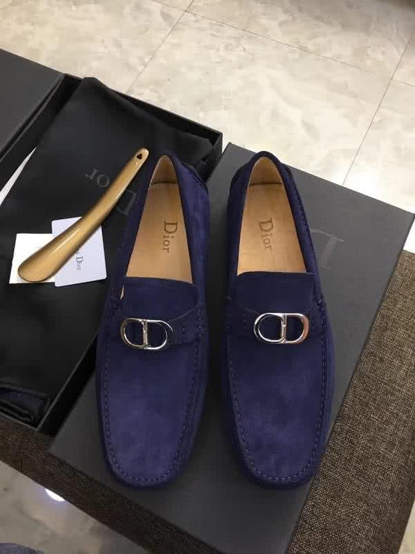 Dior Loafers Real Suede Blue Men 2