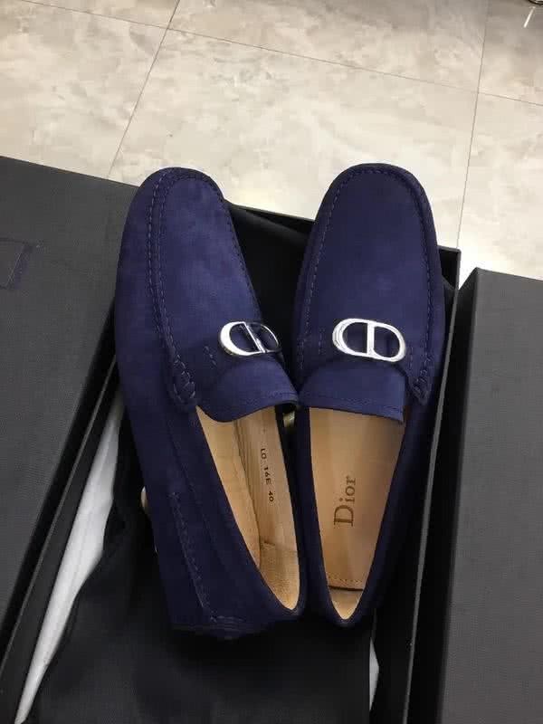 Dior Loafers Real Suede Blue Men 3