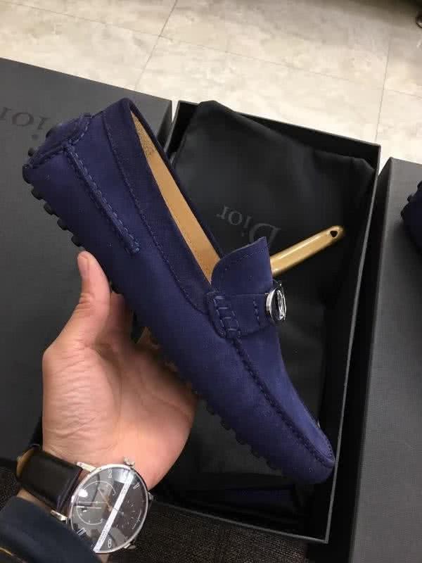 Dior Loafers Real Suede Blue Men 5