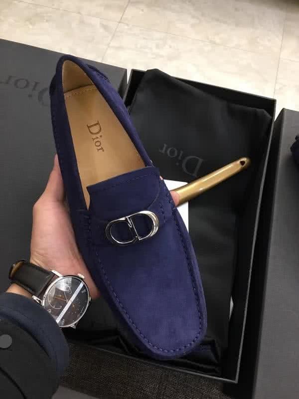 Dior Loafers Real Suede Blue Men 1