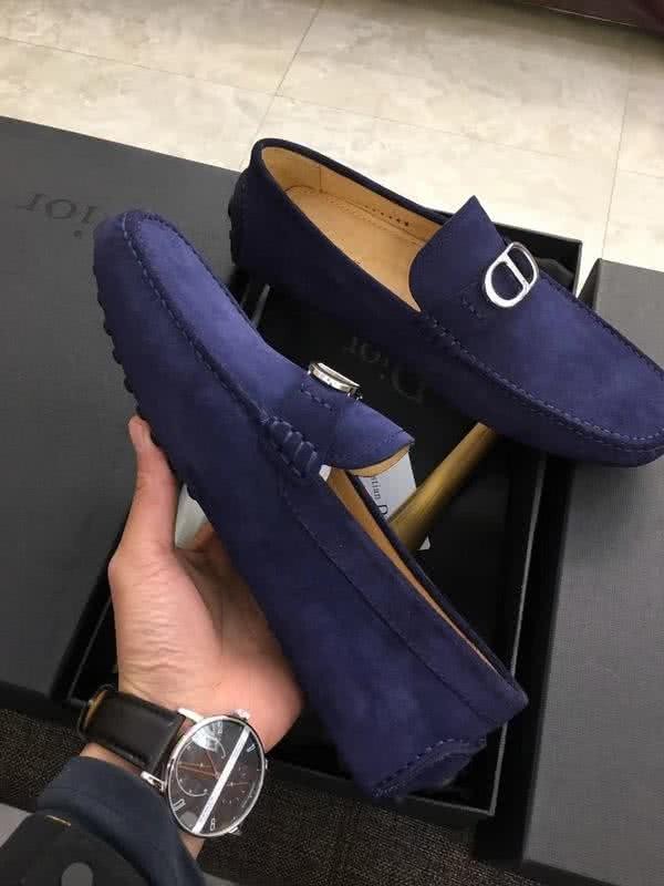 Dior Loafers Real Suede Blue Men 8