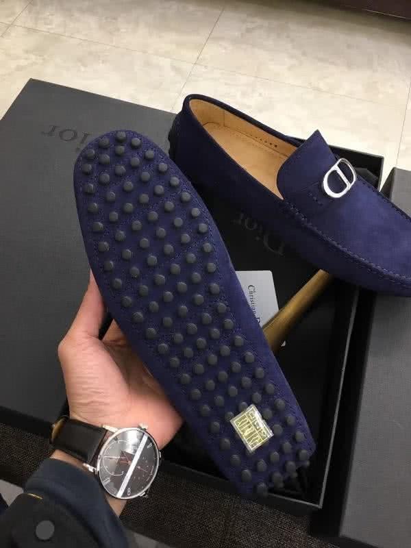 Dior Loafers Real Suede Blue Men 9