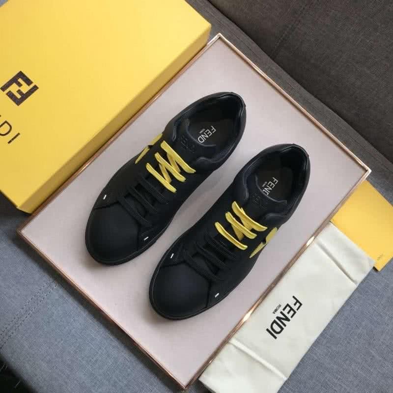 Fendi Sneakers Monster Black Yellow Men 1