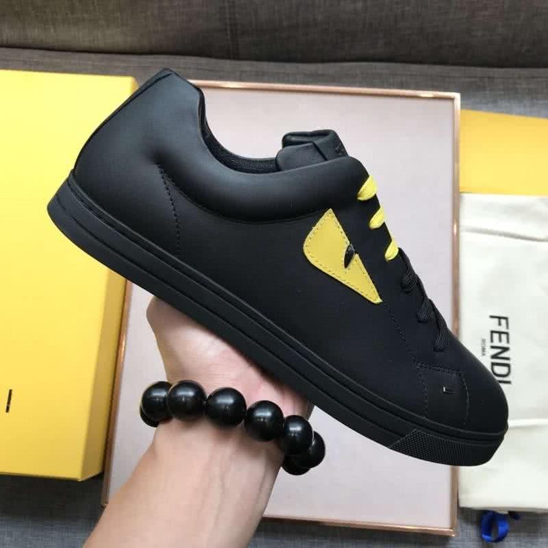 Fendi Sneakers Monster Black Yellow Men 4