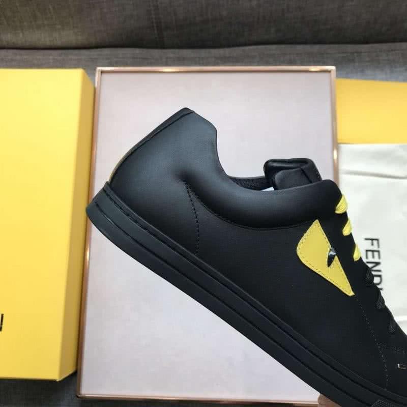Fendi Sneakers Monster Black Yellow Men 6