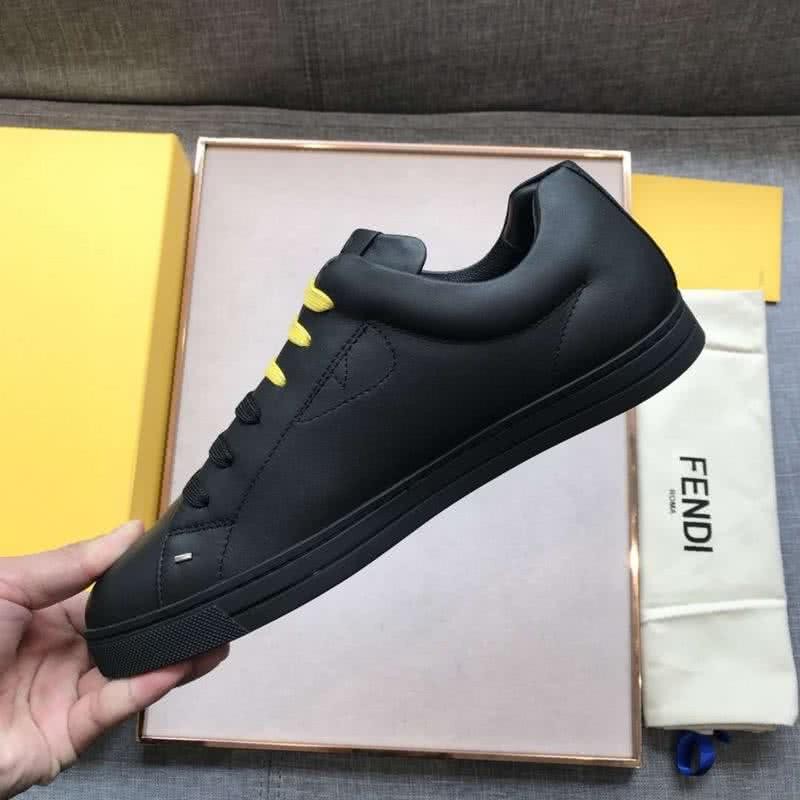 Fendi Sneakers Monster Black Yellow Men 7