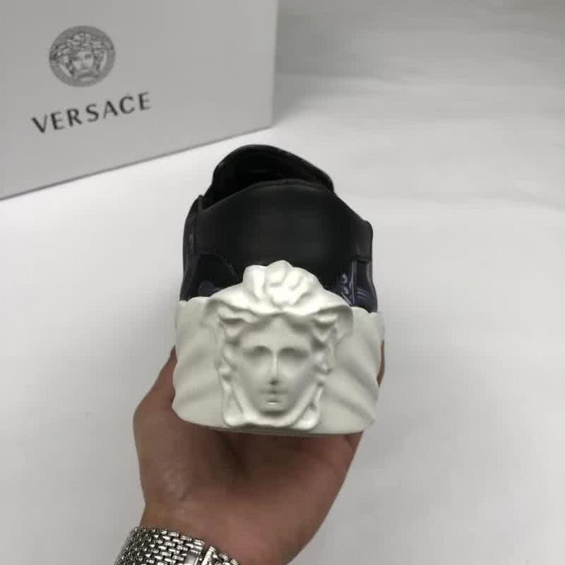 Versace Quality Loafers Classic Non-slip Design Black Men 8