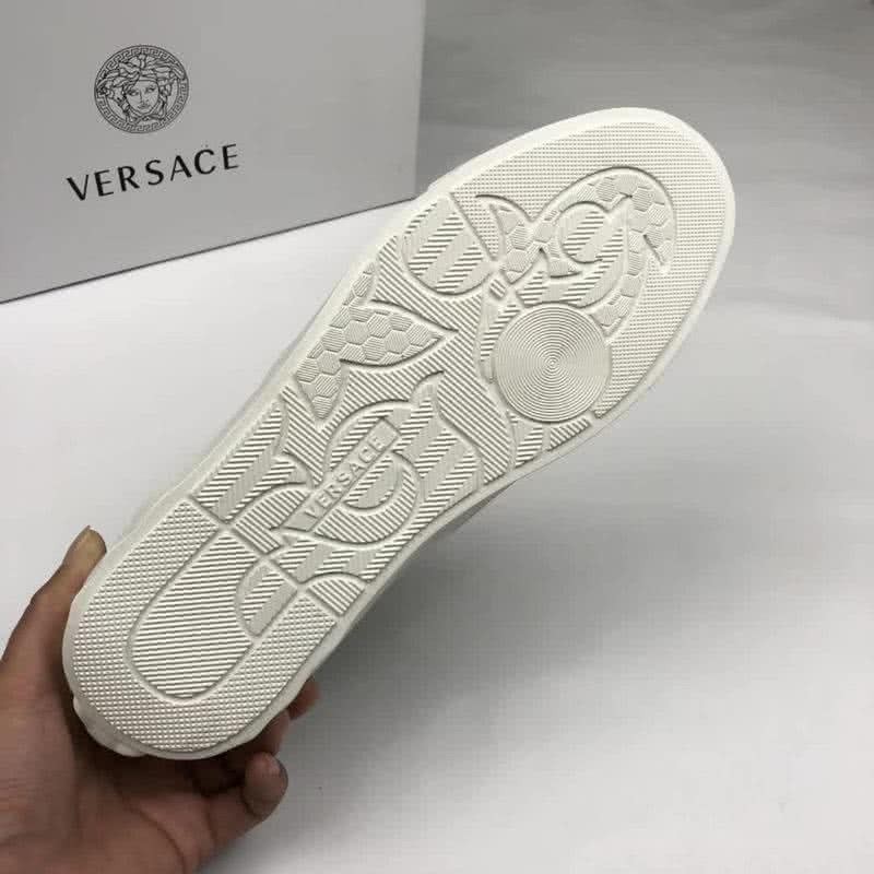 Versace Quality Loafers Classic Non-slip Design Black Men 9
