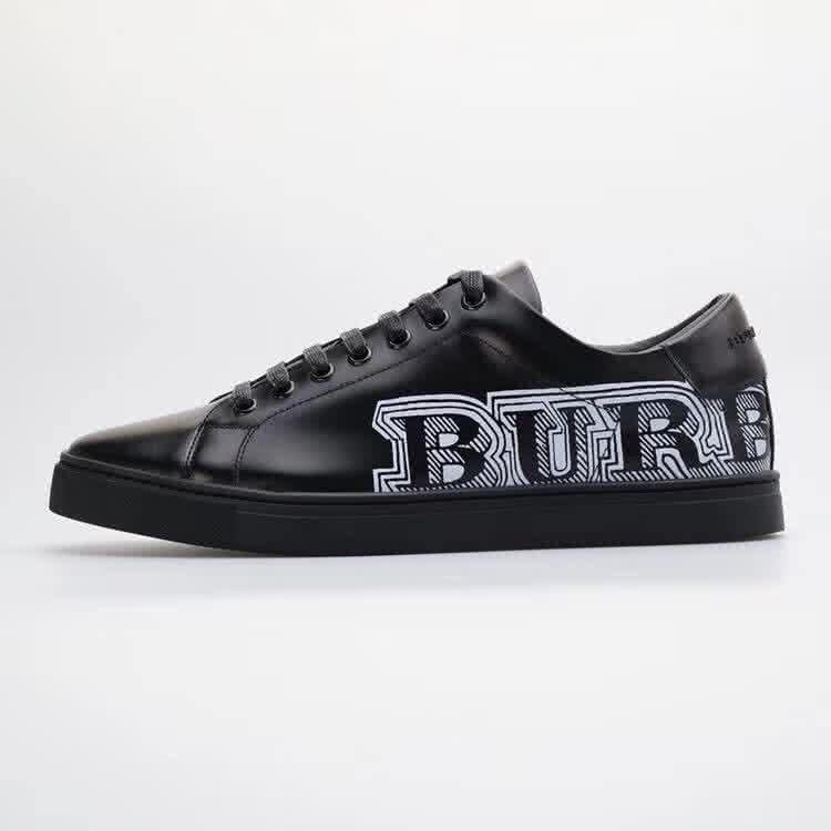 Burberry Fashion Comfortable Shoes Cowhide Black Men 2