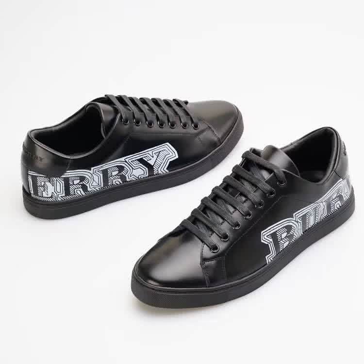 Burberry Fashion Comfortable Shoes Cowhide Black Men 6