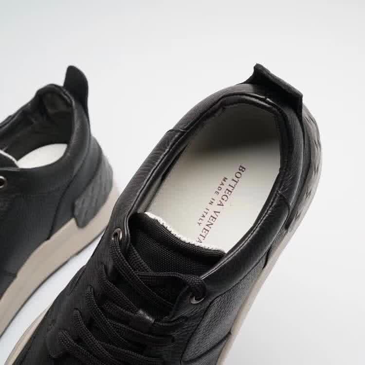 Bottega Veneta New Cowhide Sneakers Woven Black Men  6