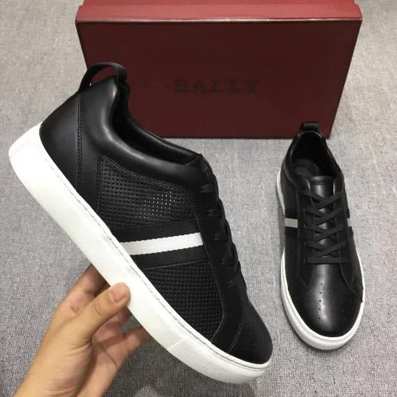 Bally Fashion Leather Shoes Cowhide Black Men 2
