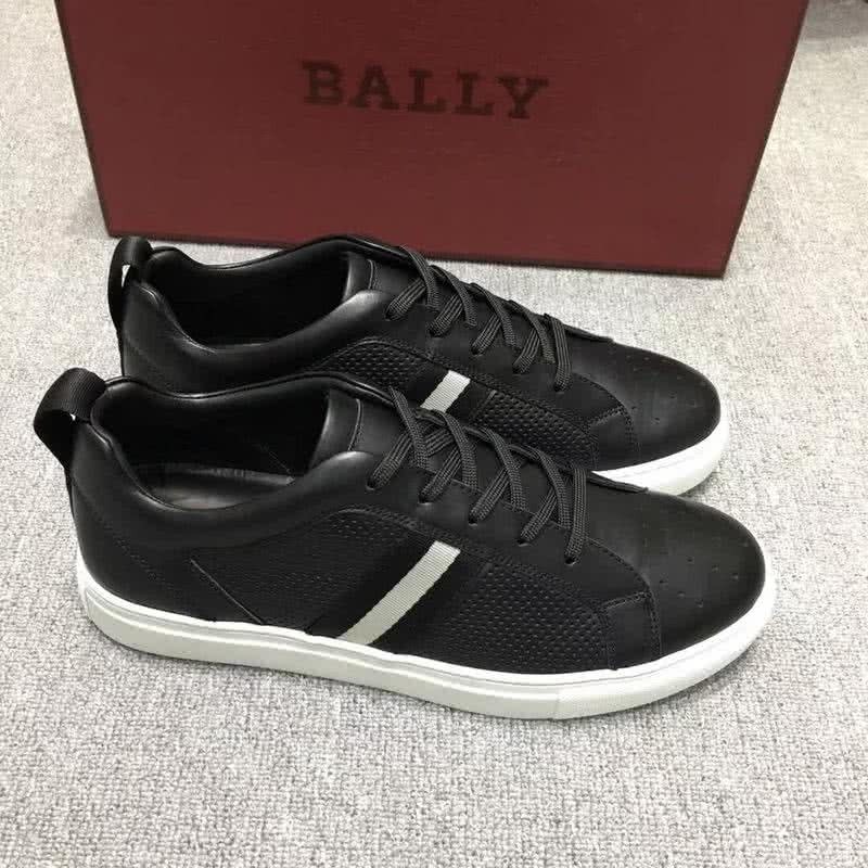 Bally Fashion Leather Shoes Cowhide Black Men 6