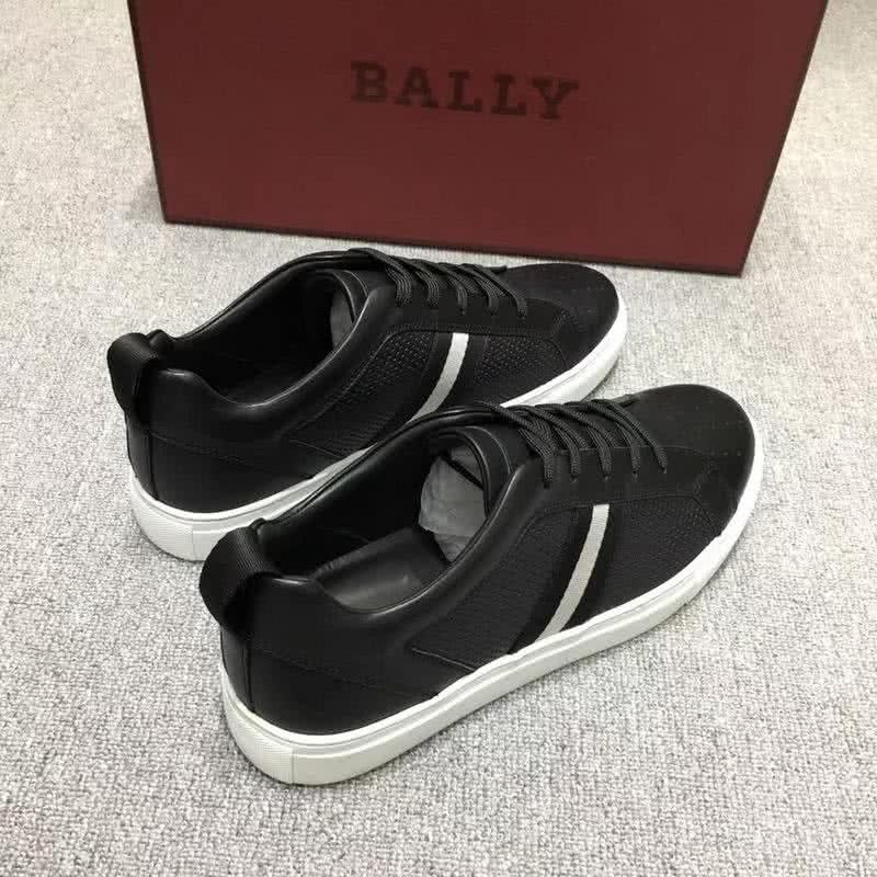 Bally Fashion Leather Shoes Cowhide Black Men 9