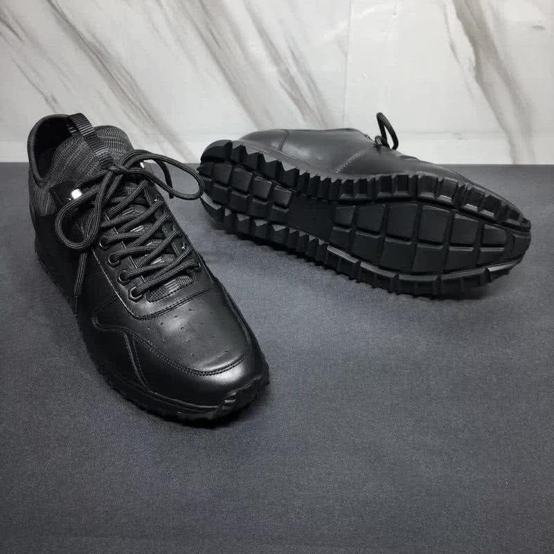Fendi Sneakers Calf Leather All Black Men 6