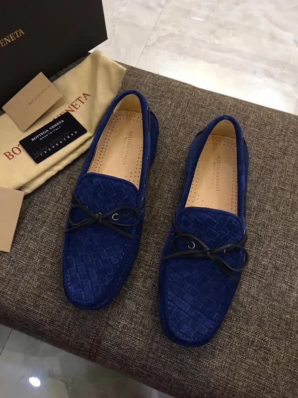 Bottega Veneta Classic Fabric Loafers Woven Blue Men 1