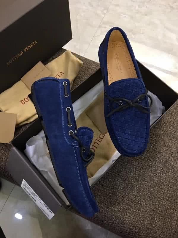 Bottega Veneta Classic Fabric Loafers Woven Blue Men 3