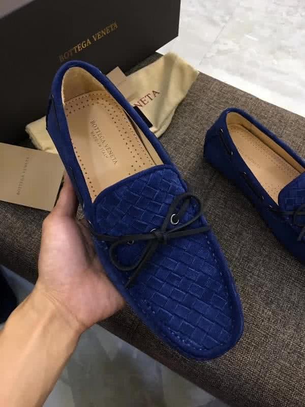 Bottega Veneta Classic Fabric Loafers Woven Blue Men 4