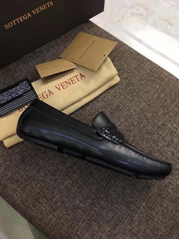 Bottega Veneta Classic Cowhide Loafers Woven Black Men 3