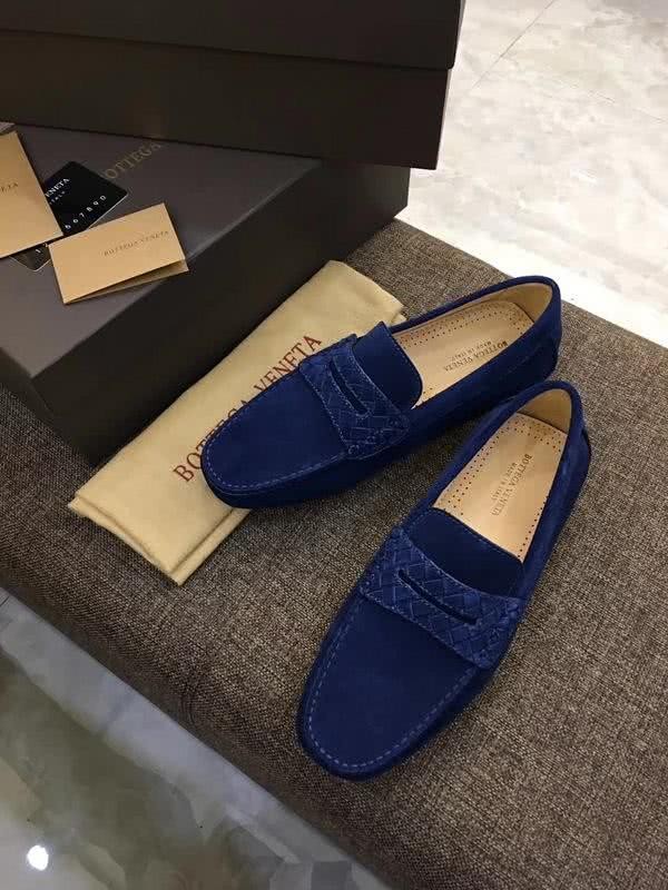 Bottega Veneta Top Quality Loafers Fabric Blue Men 1