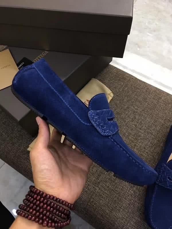 Bottega Veneta Top Quality Loafers Fabric Blue Men 2