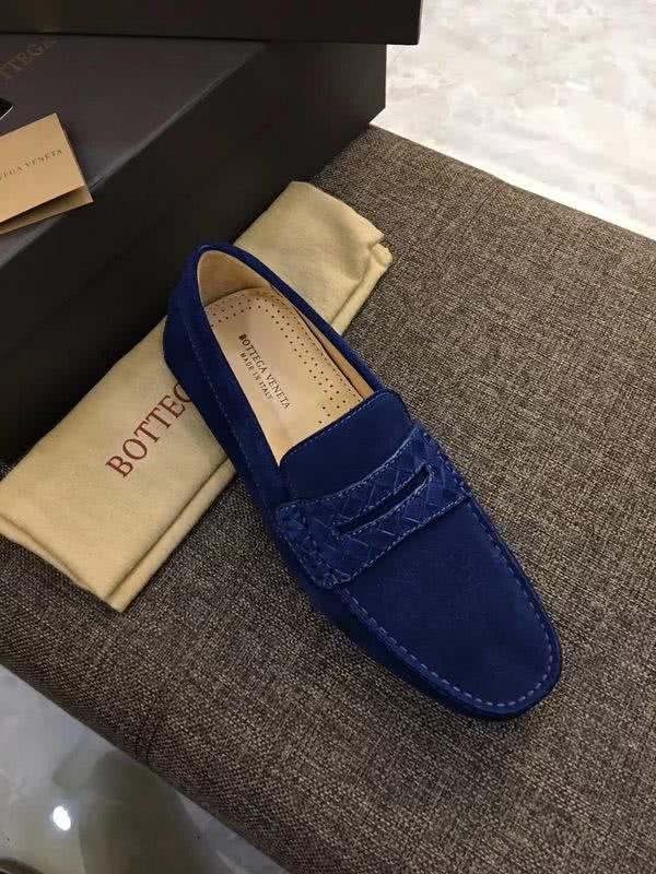 Bottega Veneta Top Quality Loafers Fabric Blue Men 4