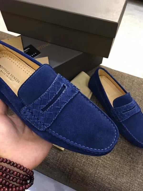 Bottega Veneta Top Quality Loafers Fabric Blue Men 5