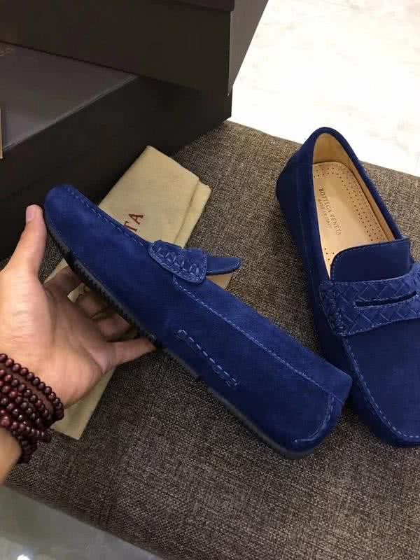 Bottega Veneta Top Quality Loafers Fabric Blue Men 8