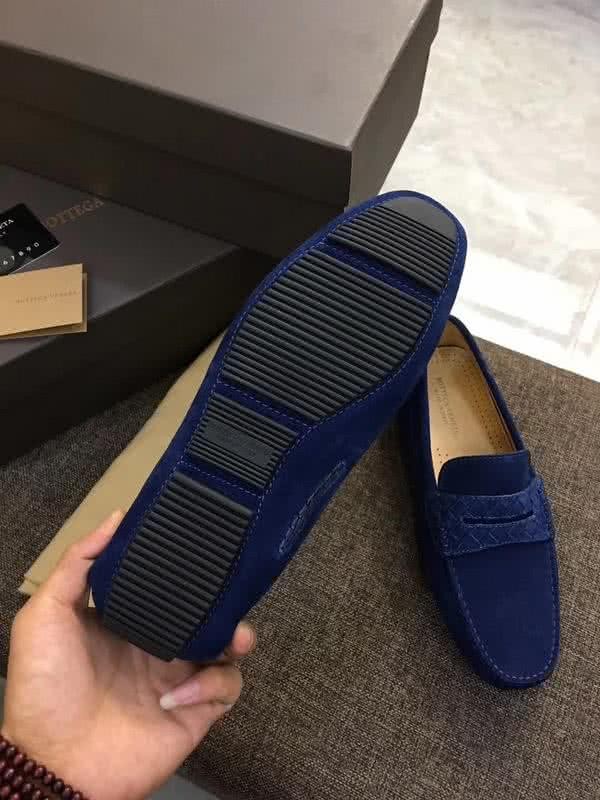 Bottega Veneta Top Quality Loafers Fabric Blue Men 9