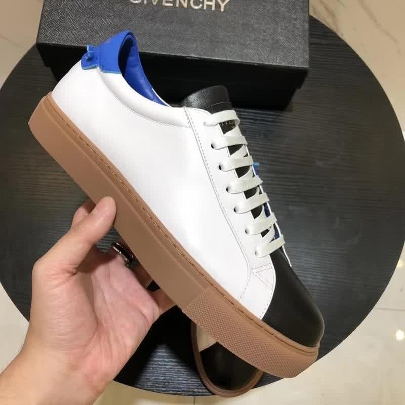 Givenchy Sneakers White Black Blue Rubber Sole Men 4