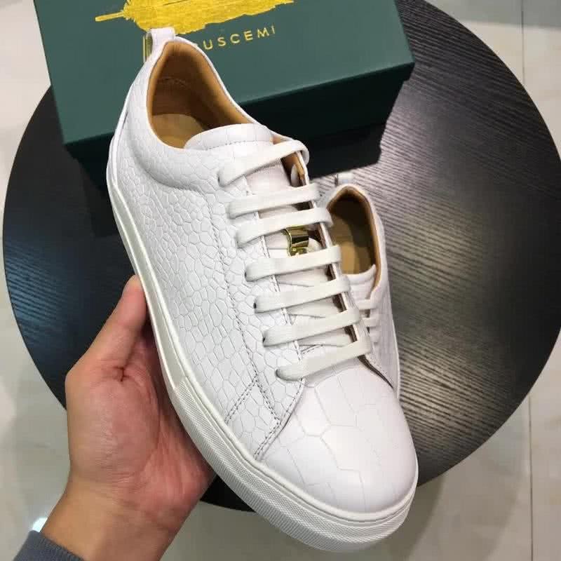 Buscemi Sneakers Leather All White Men 3