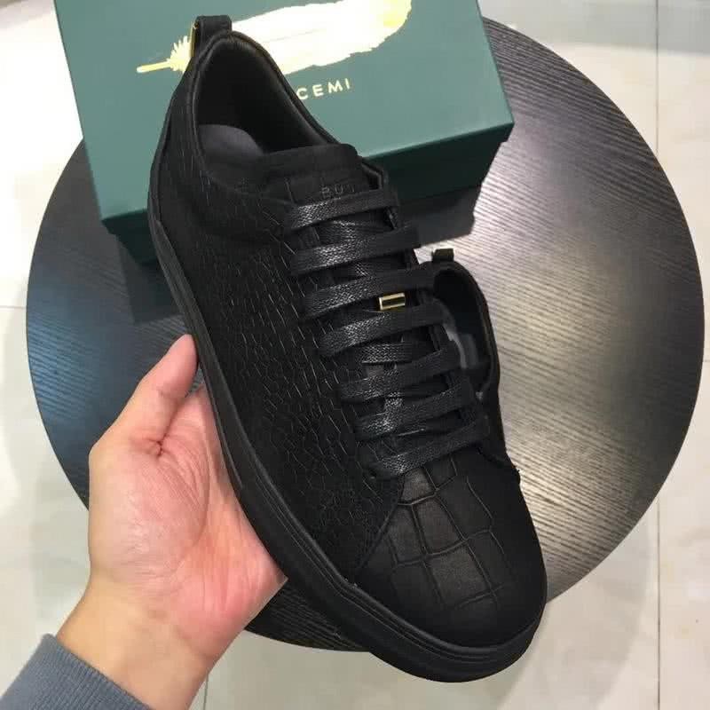 Buscemi Sneakers Leather All Black Men 3