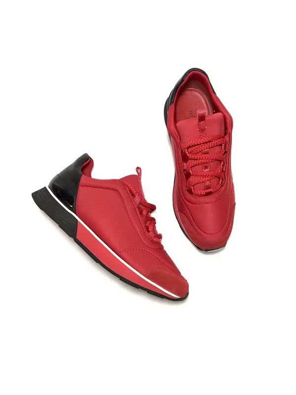 Hermes Fashion Comfortable Shoes Cowhide Red And Black Men 3
