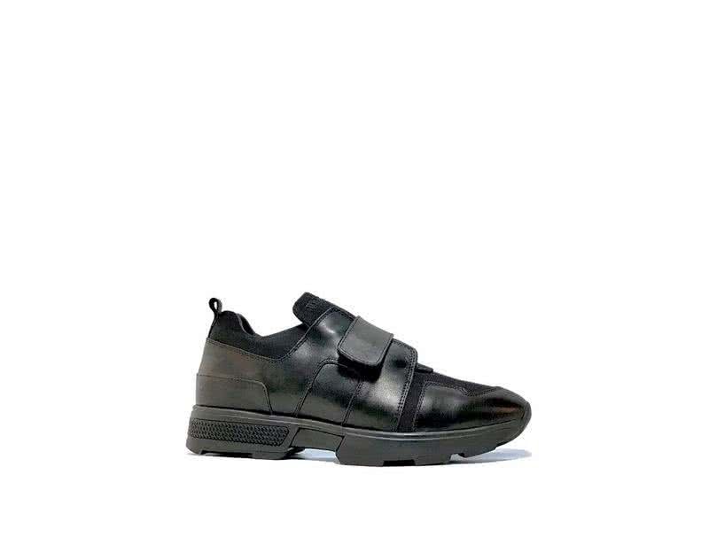 Hermes Fashion Comfortable Shoes Cowhide Black Men 1