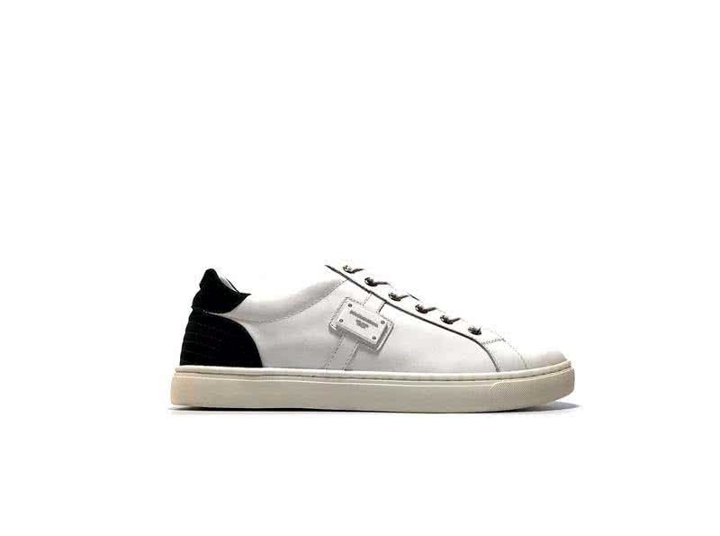 Dolce & Gabbana Sneakers Leather White Black Men 2
