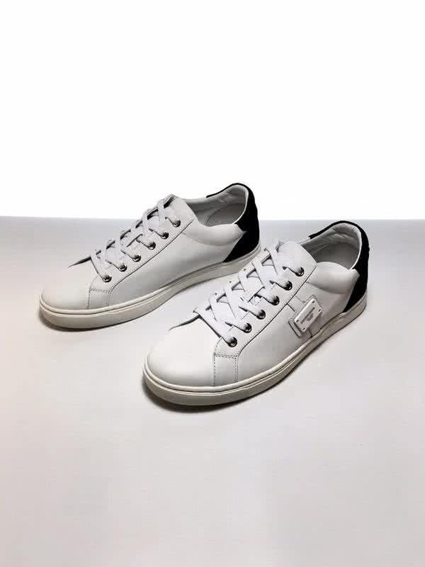 Dolce & Gabbana Sneakers Leather White Black Men 7