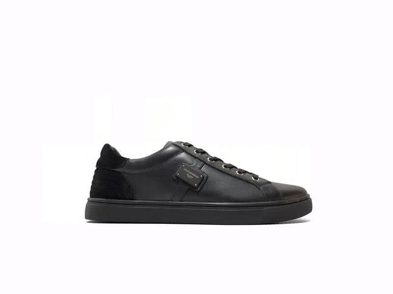 Dolce & Gabbana Sneakers Leather All Black Men 2