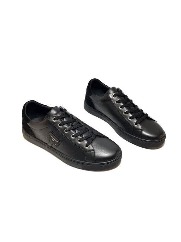 Dolce & Gabbana Sneakers Leather All Black Men 1