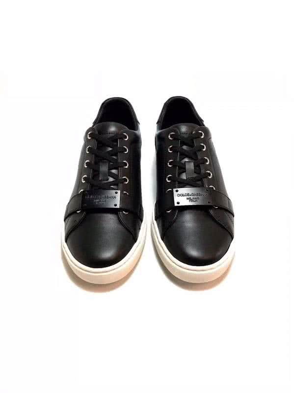 Dolce & Gabbana Sneakers Leather Black Upper Rubber Sole Men 7