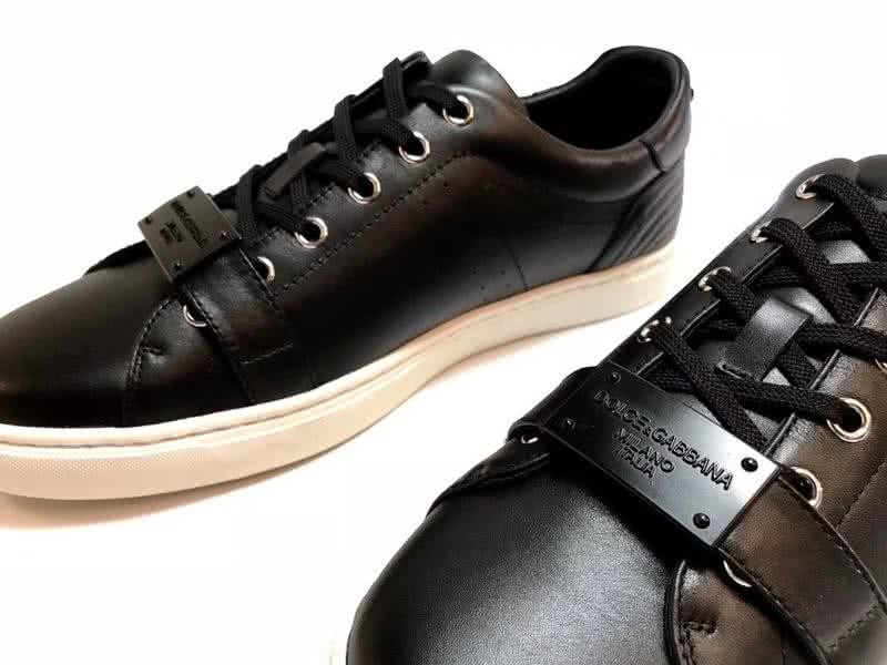 Dolce & Gabbana Sneakers Leather Black Upper Rubber Sole Men 5