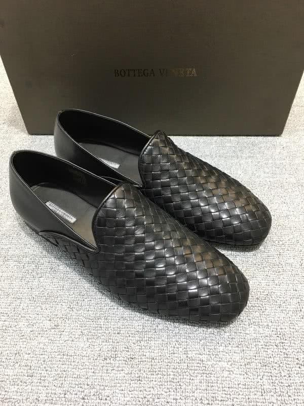 Bottega Veneta Classic Cowhide Top Quality  Loafers Woven Black Men 3