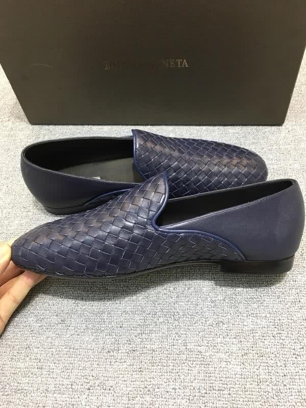 Bottega Veneta Classic Cowhide Top Quality  Loafers Woven Blue Men 6