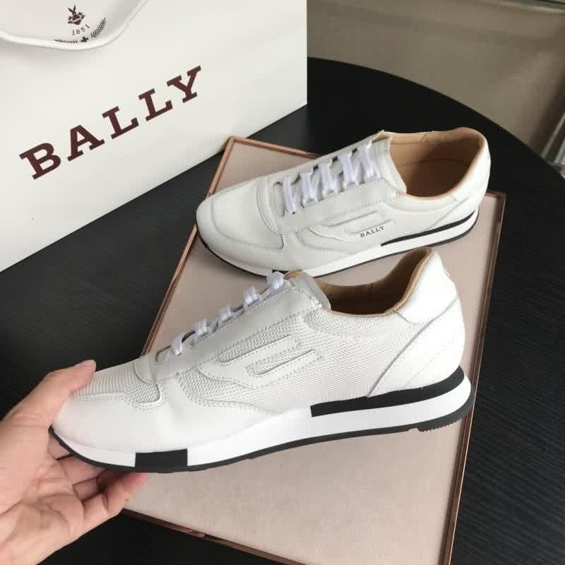 Bally Fashion Leather Shoes Cowhide White Men 7