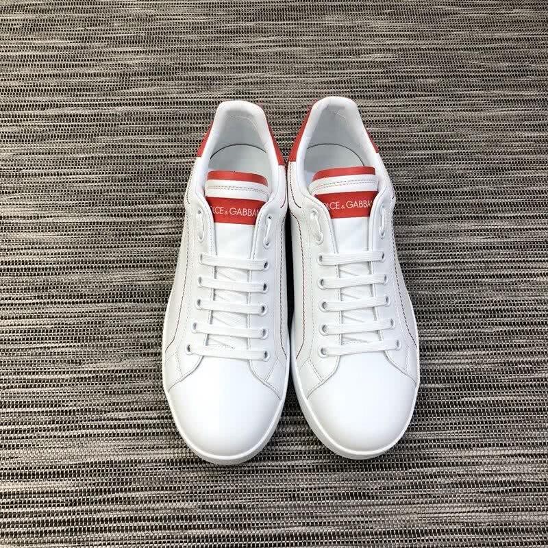 Dolce & Gabbana Sneakers White Letters White And Red Men 2