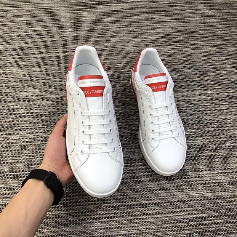 Dolce & Gabbana Sneakers White Letters White And Red Men 3