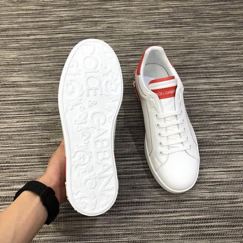 Dolce & Gabbana Sneakers White Letters White And Red Men 5