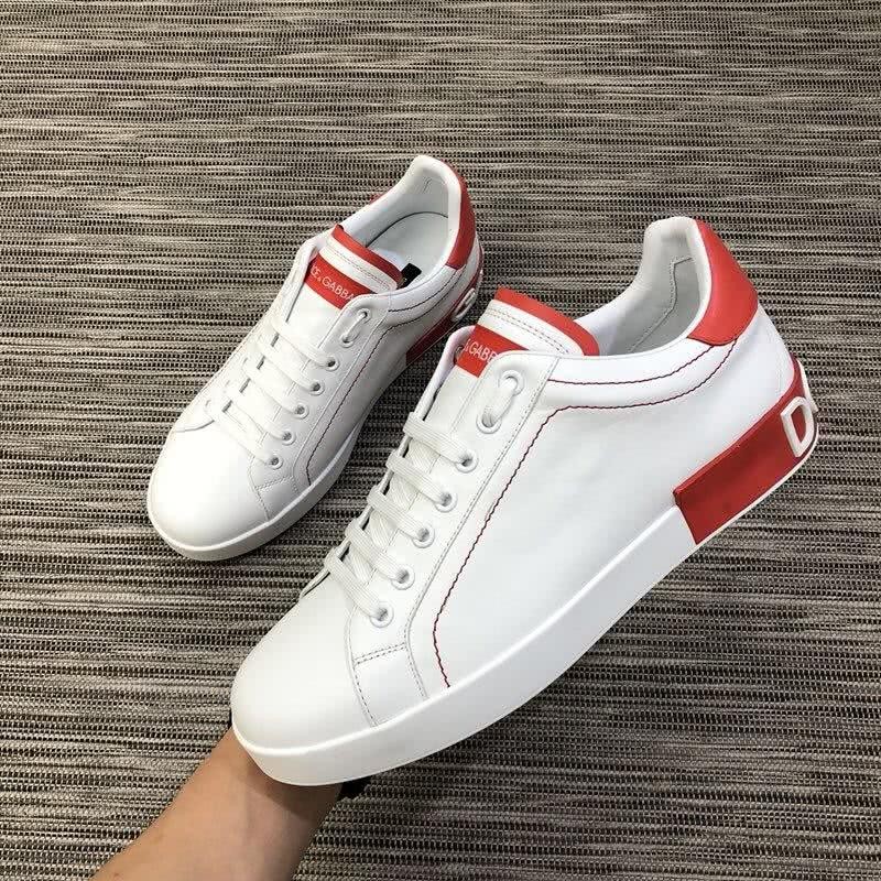 Dolce & Gabbana Sneakers White Letters White And Red Men 8