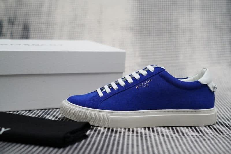 Givenchy Sneakers Blue Upper White Sole And Shoelaces Rubber Sole Men 3