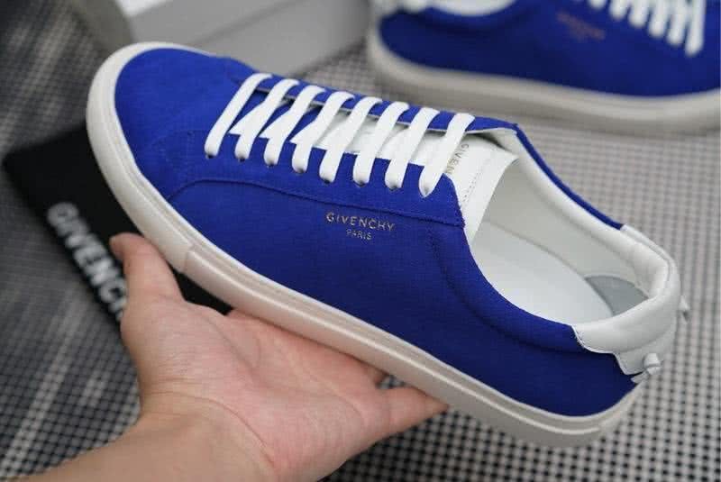 Givenchy Sneakers Blue Upper White Sole And Shoelaces Rubber Sole Men 5