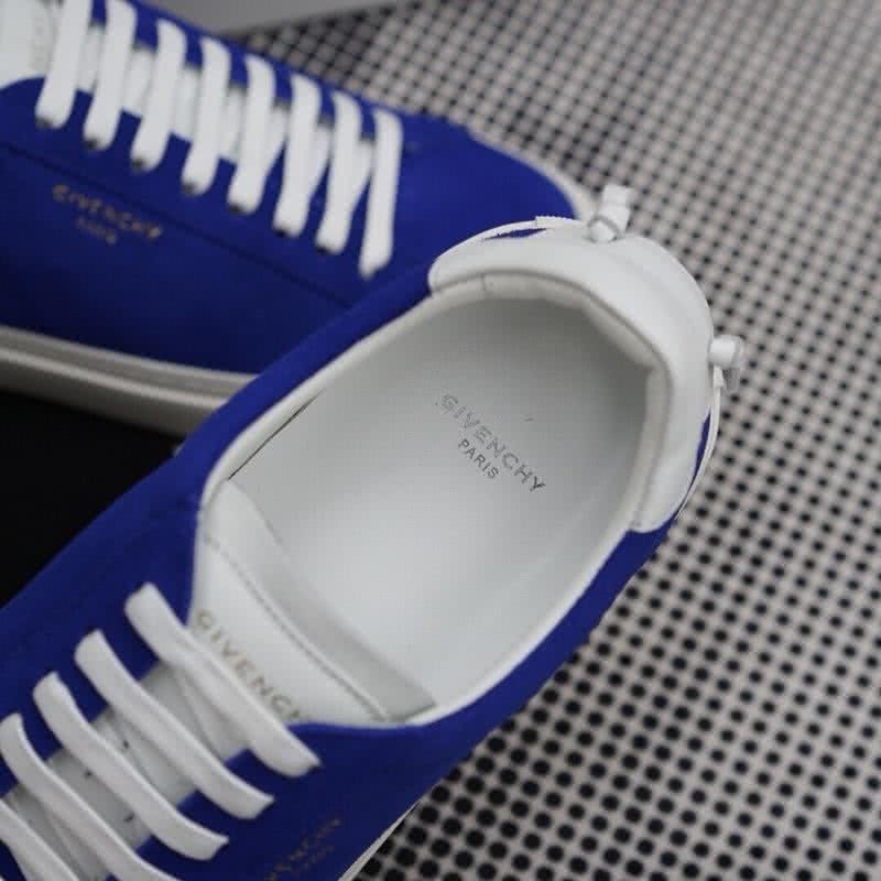 Givenchy Sneakers Blue Upper White Sole And Shoelaces Rubber Sole Men 6